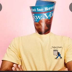 Only NY x New York Magazine tshirt tee yellow limited! S onlyny